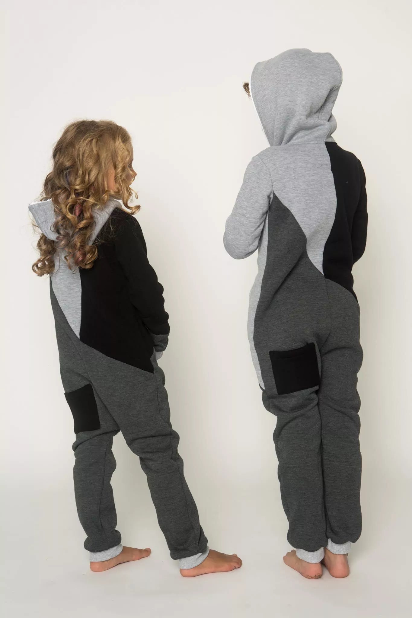 Sofa Killer trispalvis vaikiškas kombinezonas Grey
