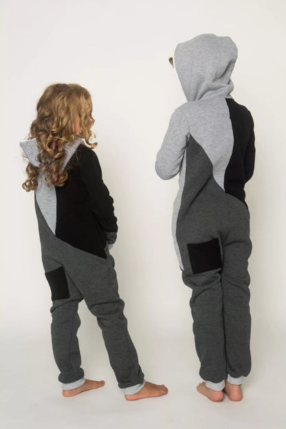 Sofa Killer trispalvis vaikiškas kombinezonas Grey