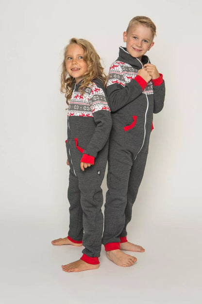 Sofa Killer grafito spalvos vaikiškas kombinezonas Nordic