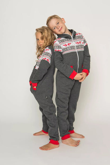 Sofa Killer grafito spalvos vaikiškas kombinezonas Nordic