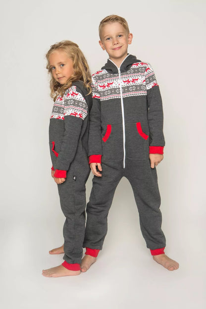 Sofa Killer grafito spalvos vaikiškas kombinezonas Nordic