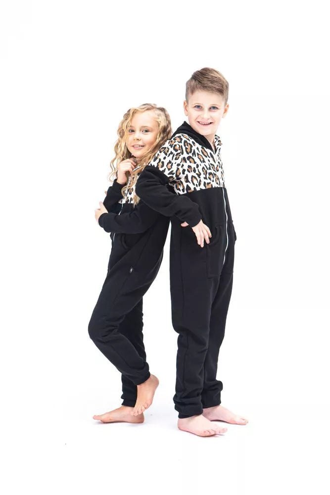 Sofa Killer juodas vaikiškas kombinezonas LEO