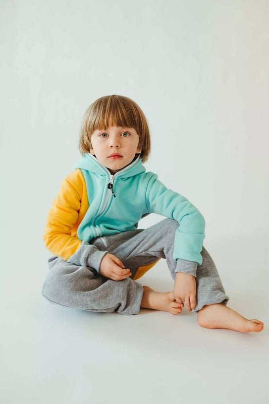 Sofa Killer trispalvis vaikiškas kombinezonas Mint