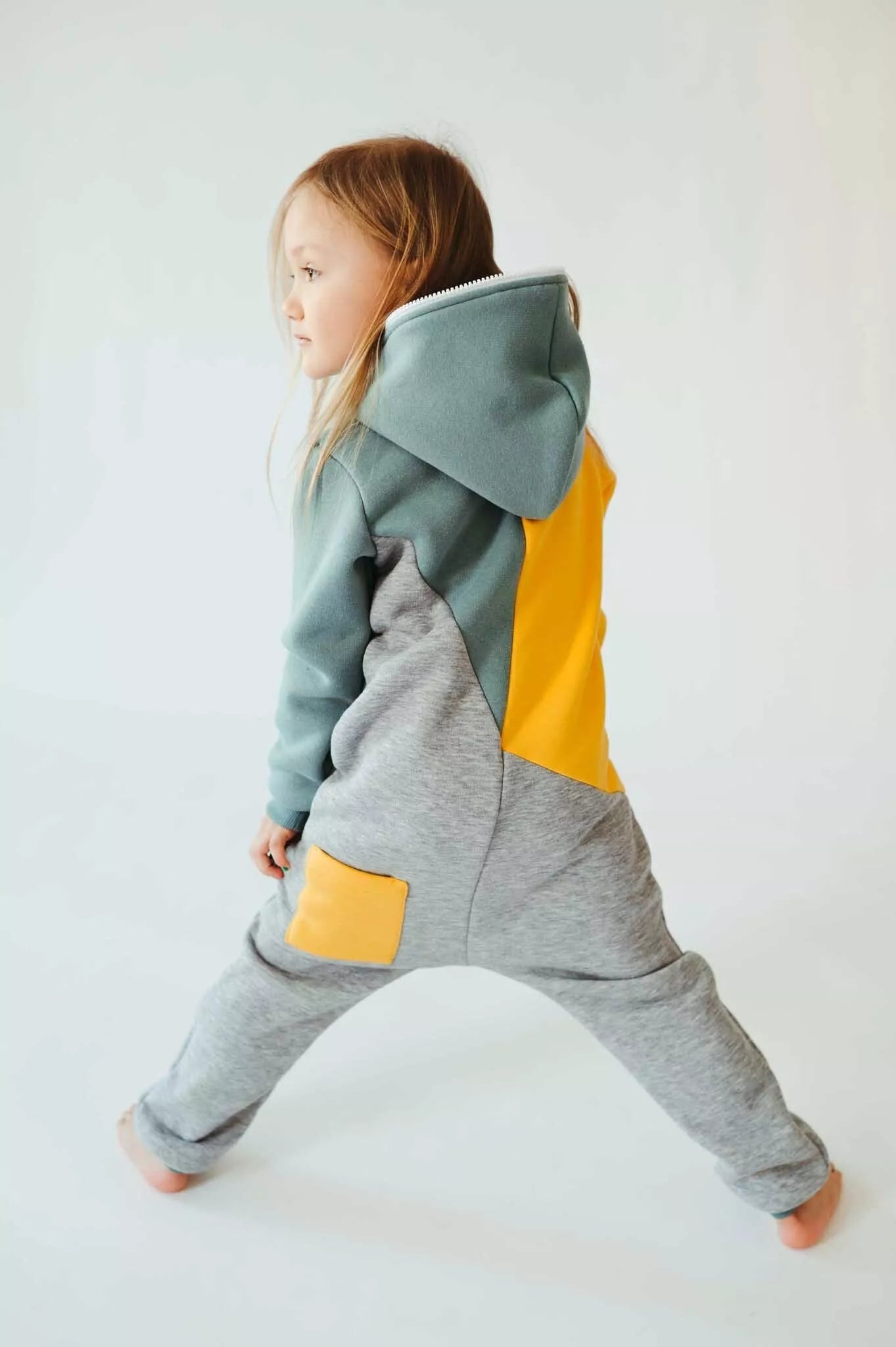 Sofa Killer trispalvis vaikiškas kombinezonas Sunset