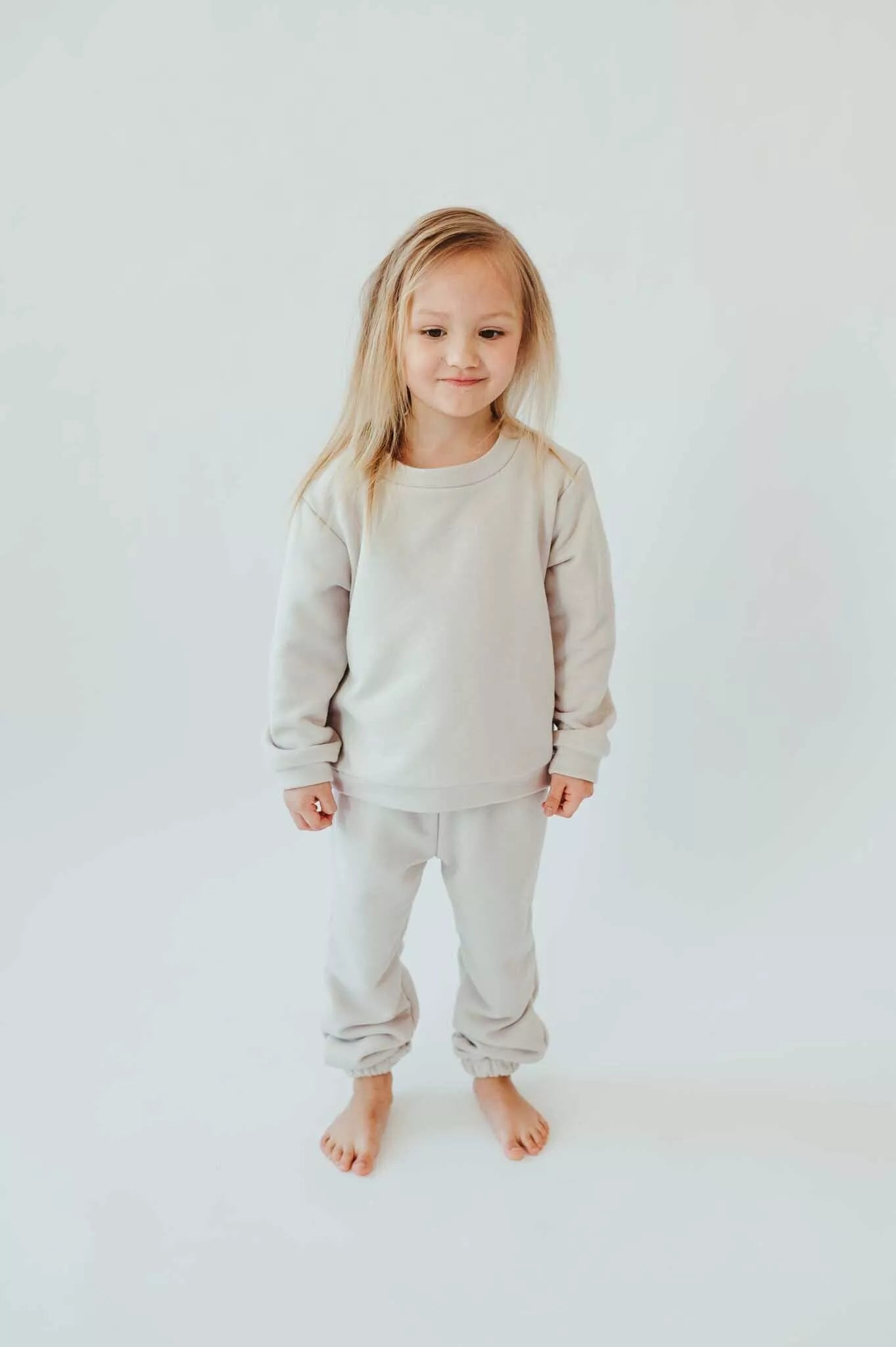 Sofa Killer balto smėlio spalvos vaikiškos kelnės White Sand